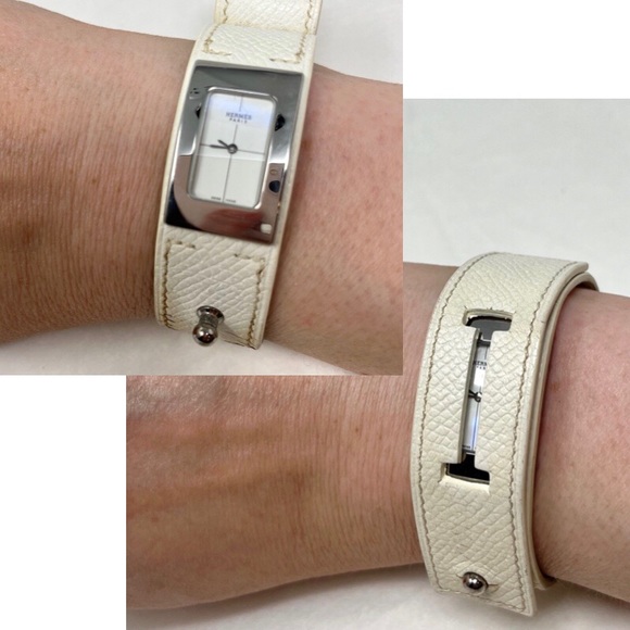 Hermès Ladies’ White Cherche Midi Watch main image 6